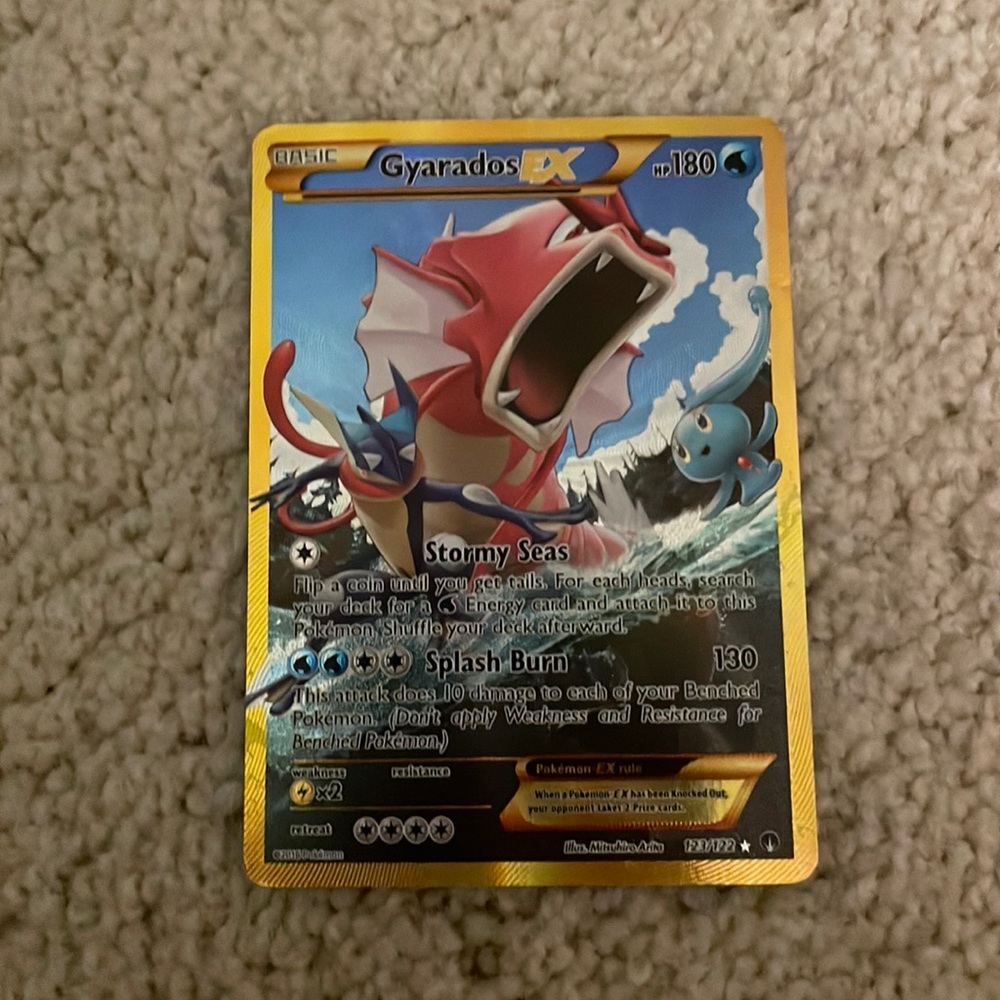 123/122 Gyrados EX Shiny Rare